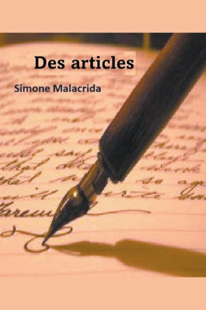 Des articles by Simone Malacrida