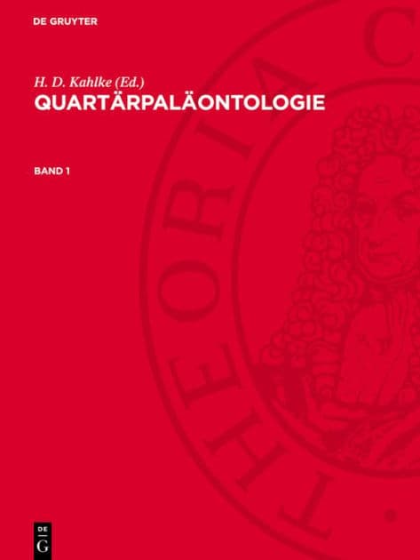 Quartärpaläontologie. Band 1 by H. D. Kahlke
