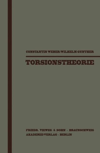 Torsionstheorie by Constantin Weber