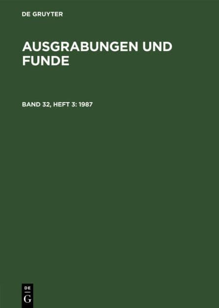 1987 by De Gruyter