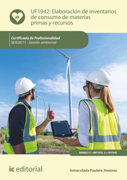 Elaboración de inventarios de consumo de materias primas y recursos. SEAG0211 by Inmaculada Paulete Jiménez