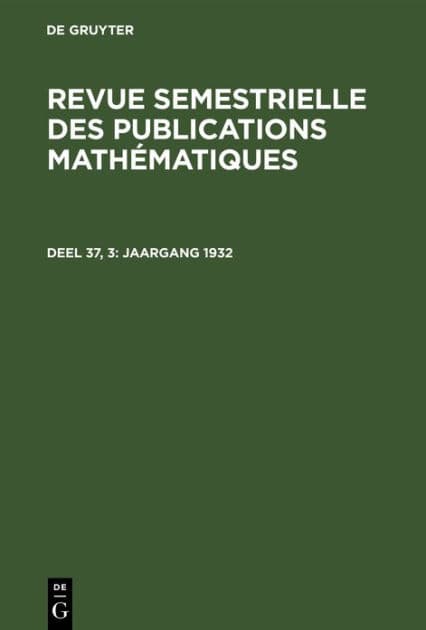 Jaargang 1932 by Preußische Akademie der Wissenschaften