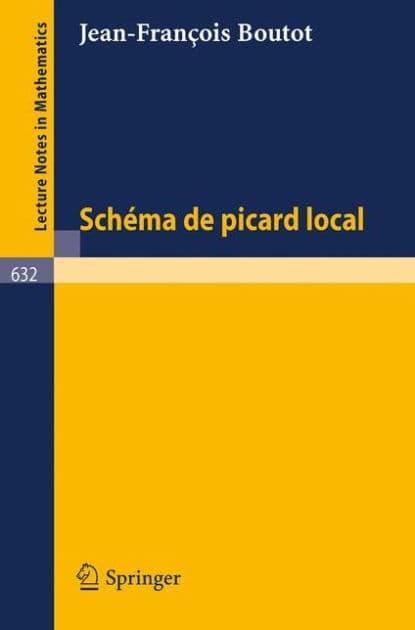 Schema de Picard Local by J.-F. Boutot