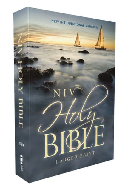 NIV, Holy Bible, Larger Print, Economy Edition, Paperback, Blue, Comfort Print by Zondervan