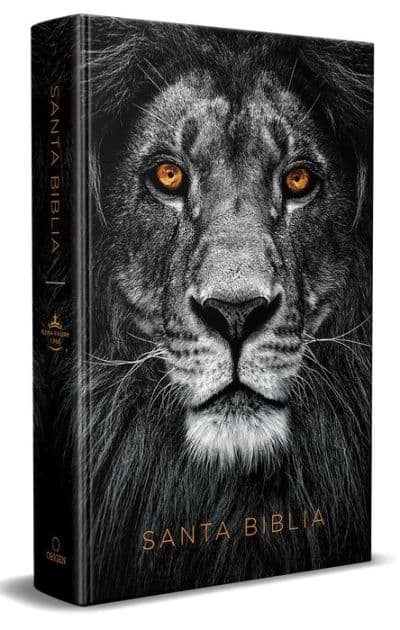 Biblia Reina Valera 1960 letra grande. Tapa dura, León de Judá, tamaño manual/ Spanish Bible RVR 1960. Handy Size, Large Print, Hardcover, Lion of Judah by Reina Valera Revisada 1960
