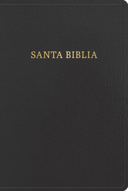 RVR 1960 Biblia letra gigante, negro imitación piel (Edición 2023): Con referencias. Nueva tipografía by B&amp;H Español Editorial Staff