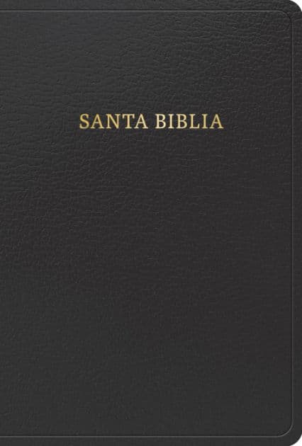 RVR 1960 Biblia letra grande tamaño manual, negro imitación piel con índice (Edición 2023): Con referencias. Nueva tipografía by B&amp;H Español Editorial Staff