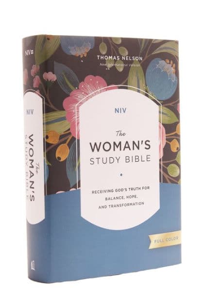 NIV, The Woman's Study Bible, Hardcover, Full-Color, Red Letter: Receiving God's Truth for Balance, Hope, and Transformation by Thomas Nelson