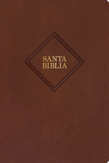 RVR 1960 Biblia letra gigante, café piel fabricada (Edición 2023): Santa Biblia by B&amp;H Español Editorial Staff