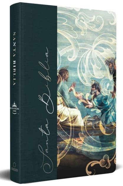Biblia RVR 1960 letra grande, manual, tapa dura de tela Pescador de hombres / Spanish Bible RVR 1960 Handy Size Large Print Hardcover Cloth Fishers of Men by Reina Valera Revisada 1960