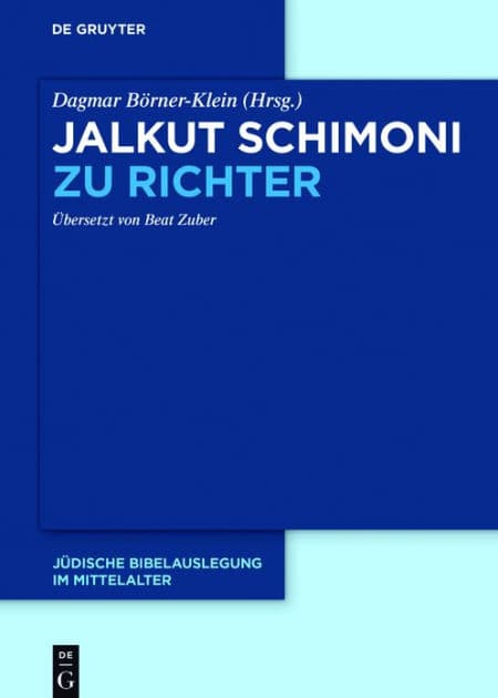 Jalkut Schimoni zu Richter by Dagmar Börner-Klein