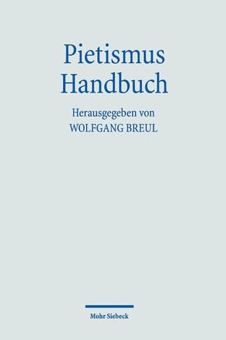 Pietismus Handbuch by Thomas Hahn-Bruckart