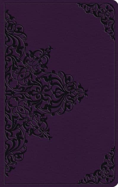 ESV Large Print Value Thinline Bible (TruTone, Lavender, Filigree Design) by Crossway