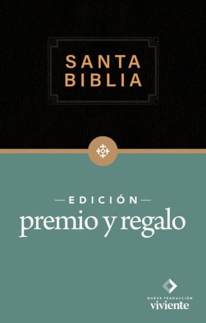 Biblia premio y regalo NTV, Edición económica (ViniPiel, Negro, Letra Roja) by Tyndale