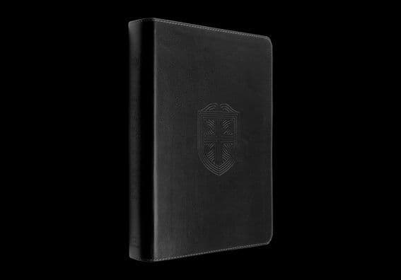 ESV Men's Study Bible (TruTone, Charcoal, Shield Design) by Ray Ortlund