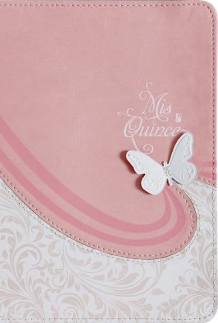 RVR 1960 Biblia Mis Quince, rosa y blanco símil piel by B&amp;H Español Editorial Staff