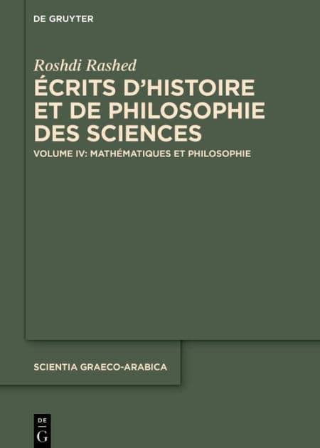 Mathématiques et Philosophie by Roshdi Rashed