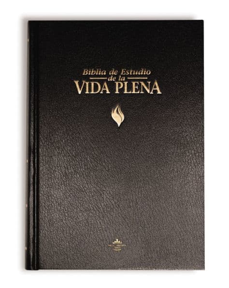 RVR60, Biblia de Estudio de la vida plena, Tapa Dura, Negro by Zondervan