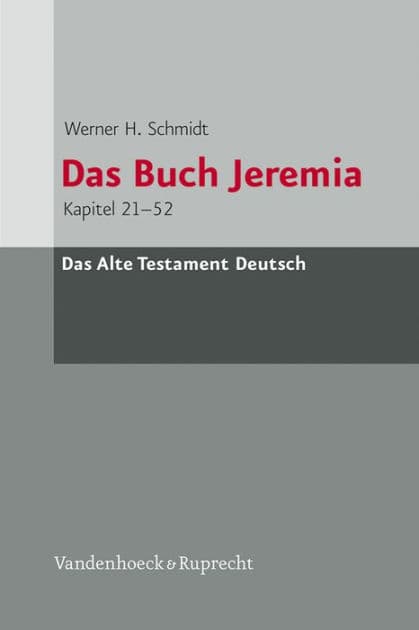 Das Buch Jeremia: Kapitel 21-52 by Werner H Schmidt