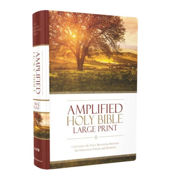 Amplified Holy Bible, Large Print, Hardcover: Captures the Full Meaning Behind the Original Greek and Hebrew by Zondervan
