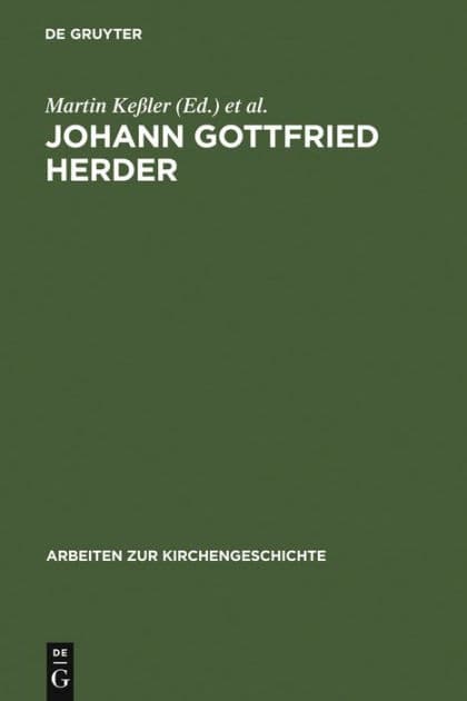 Johann Gottfried Herder: Aspekte seines Lebenswerks by Martin Keßler