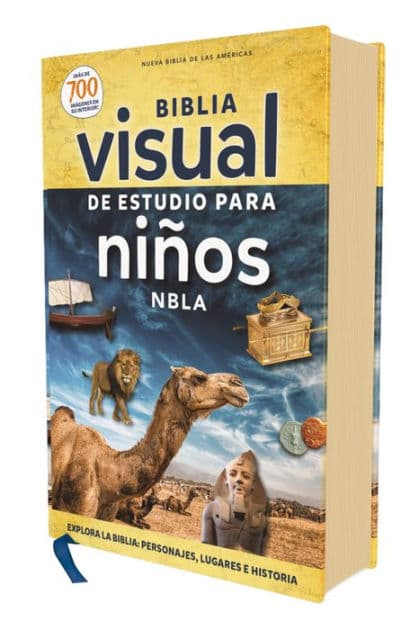 NBLA, Biblia visual de estudio para niños, Tapa dura, Interior a cuatro colores, Comfort Print: Explora la Biblia: personajes, lugares e historia by NBLA-Nueva Biblia de Las Américas