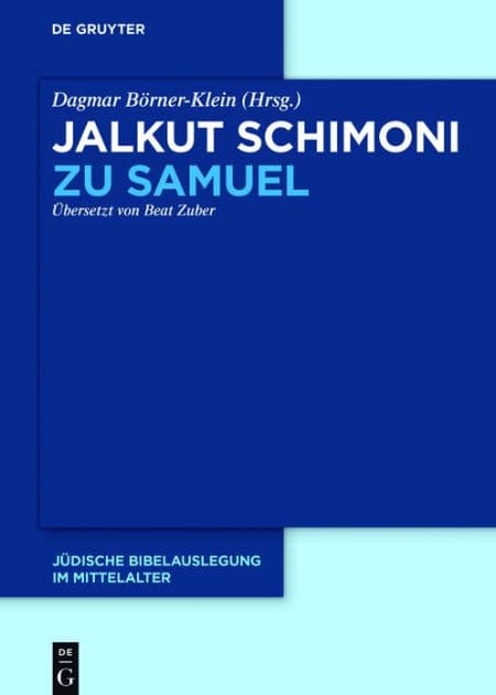 Jalkut Schimoni zu Samuel by Dagmar Börner-Klein