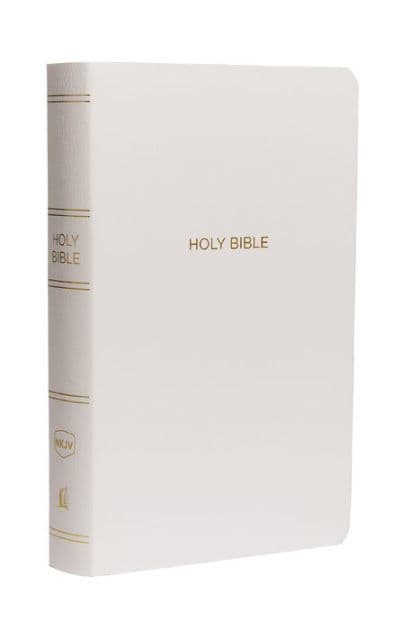 NKJV, Gift and Award Bible, Leather-Look, White, Red Letter, Comfort Print: Holy Bible, New King James Version by Thomas Nelson