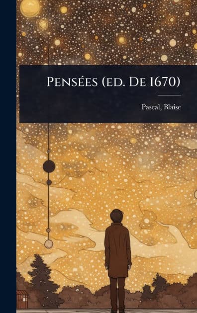 Pensï¿½(c)es (ed. De 1670) by Blaise Pascal