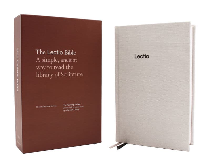 NIV Lectio Bible: A simple, ancient way to read the library of Scripture, Cloth over Board: The Practicing the Way edition with an introduction by John Mark Comer by Zondervan