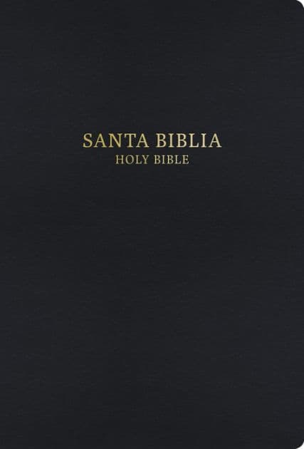 RVR 1960/KJV Biblia bilingüe letra grande, negro imitación piel by B&amp;H Español Editorial Staff