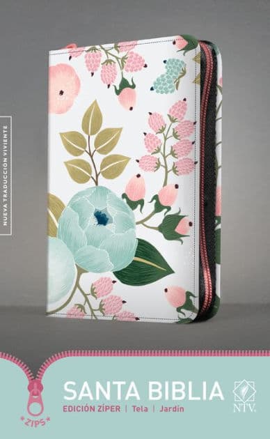 Santa Biblia NTV, Edición zíper, Jardín (Tela) by Tyndale