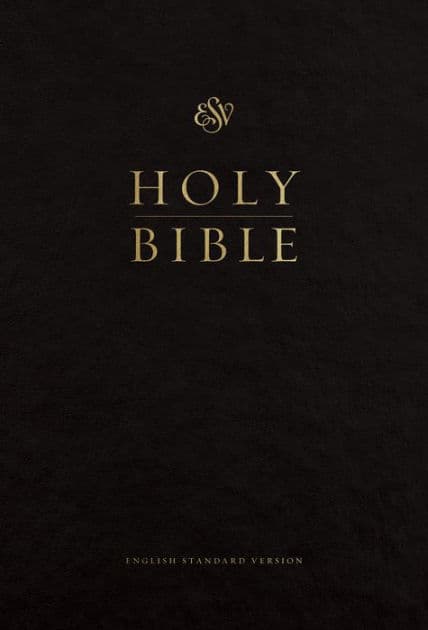 ESV Pew and Worship Bible, Large Print (Hardcover, Black) by Crossway