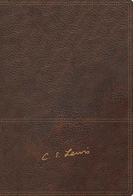 RVR, Biblia Reflexiones de C. S. Lewis, Interior a dos colores, Leathersoft, Café, Comfort Print by C. S. Lewis