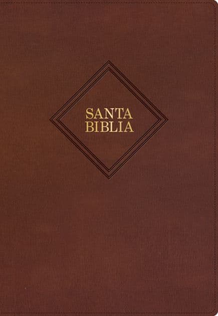 RVR 1960 Biblia letra supergigante, marrón piel fabricada con índice (Edición 2023): Con referencias. Nueva tipografía by B&amp;H Español Editorial Staff