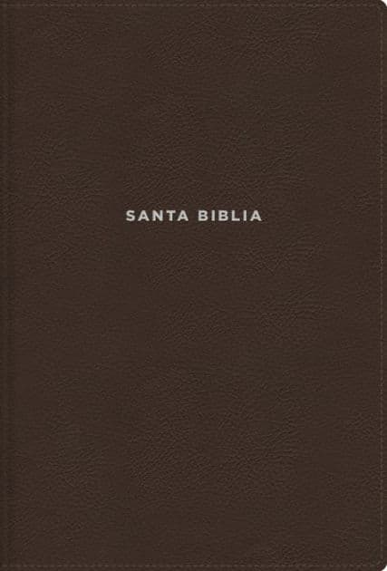 NVI, Biblia de Estudio actualizada, Revisión 2022, Leathersoft, Café, Letra grande, Interior a color, Palabras de Jesús en Rojo, Comfort Print by Nueva Versión Internacional