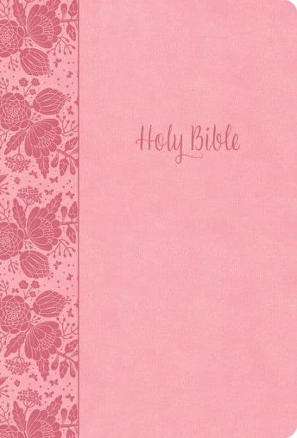 KJV Large Print Thinline Bible, Value Edition, Soft Pink LeatherTouch by Holman Bible Publishers