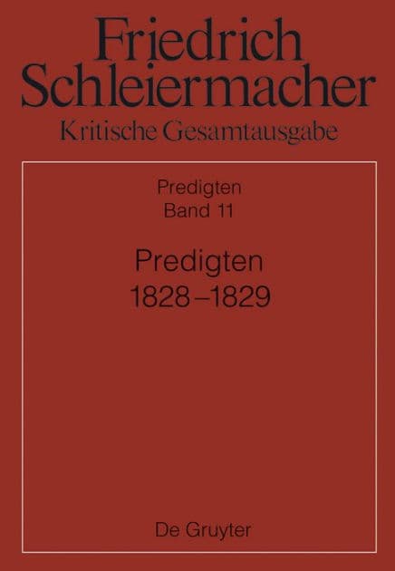Predigten 1828-1829 by Patrick Weiland