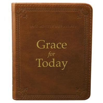 One Minute Devotions Grace for Today Faux Leather by Christian Art Gifts