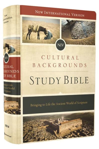 NIV, Cultural Backgrounds Study Bible (Context Changes Everything), Hardcover, Red Letter: Bringing to Life the Ancient World of Scripture by Zondervan