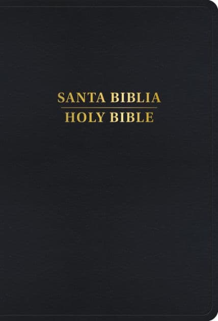 RVR 1960/KJV Biblia bilingüe letra grande, negro imitación piel (Edición 2024) by B&amp;H Español Editorial Staff
