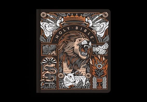 ESV Journaling Study Bible, Artist Series (Hardcover, Joshua Noom, The Lion and the Lamb) by Joshua Noom