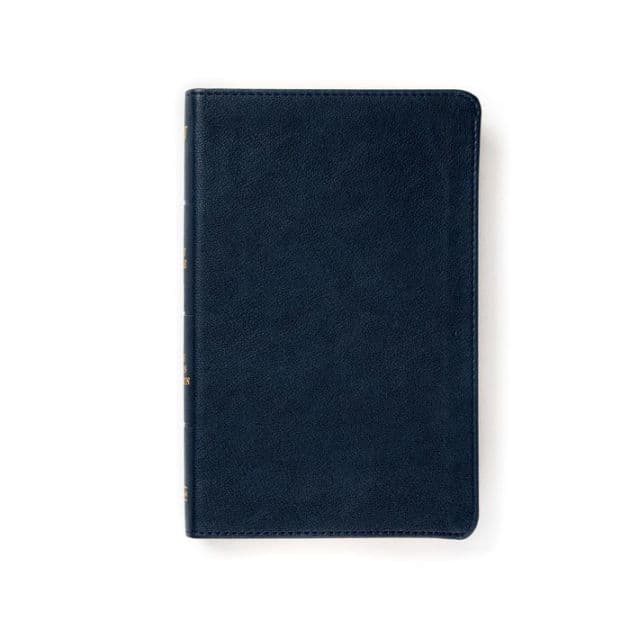 KJV Personal Size Bible, Navy LeatherTouch by Holman Bible Publishers