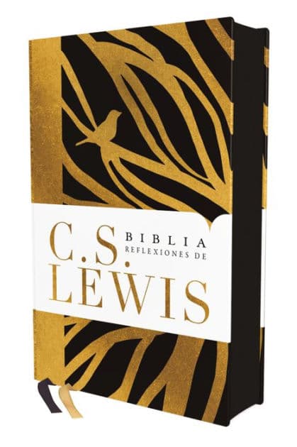 RVR, Biblia Reflexiones de C. S. Lewis, Interior a dos colores, Tapa dura, Negro, Comfort Print by C. S. Lewis
