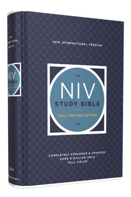 NIV Study Bible, Fully Revised Edition (Study Deeply. Believe Wholeheartedly.), Hardcover, Red Letter, Comfort Print by Zondervan