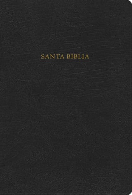 RVR 1960 Nueva Biblia de estudio Scofield, negro piel fabricada by B&amp;H Español Editorial Staff
