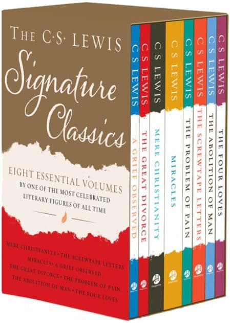 The C. S. Lewis Signature Classics (8-Volume Box Set): An Anthology of 8 C. S. Lewis Titles: Mere Christianity, The Screwtape Letters, Miracles, The Great Divorce, The Problem of Pain, A Grief Observed, The Abolition of Man, and The Four Loves by C. S. Lewis