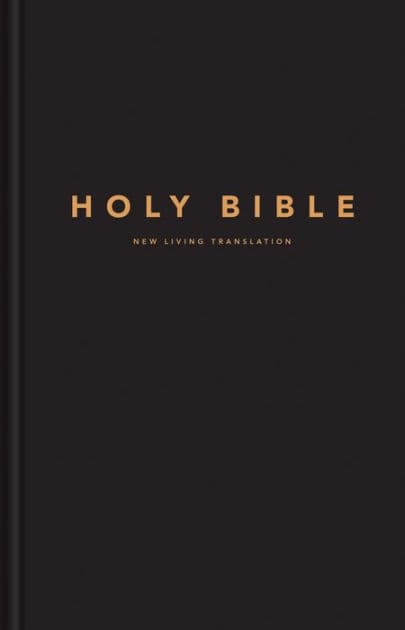 NLT Large Print Pew Bible (Hardcover, Black) by Tyndale