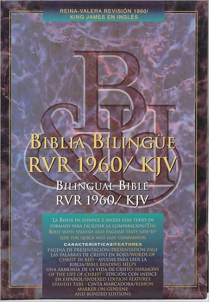 RVR 1960/KJV Bilingual Bible (Black Bonded Leather - Indexed) by B&amp;H Espanol B&amp;H Espanol Editorial Staff