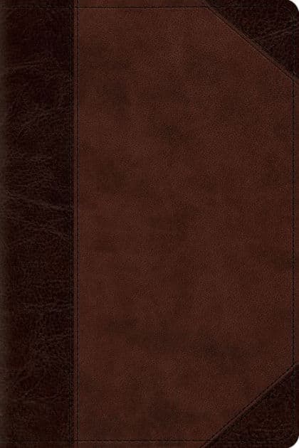 ESV Personal Reference Bible (TruTone, Brown/Walnut, Portfolio Design) by Crossway